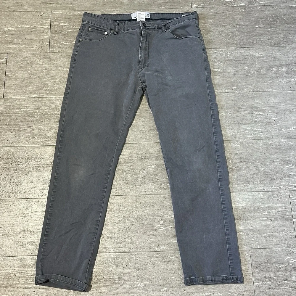 Paper Denim & Cloth Pants Mens 36x30 Cotton Cream Casual Chino Khaki